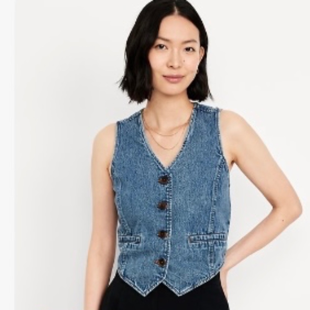 Old Navy NWT Denim Vest size 3x